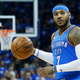 Illustration for article titled Defiant, Moldering Melo, On Moving To The Bench: Thats Out Of The Question